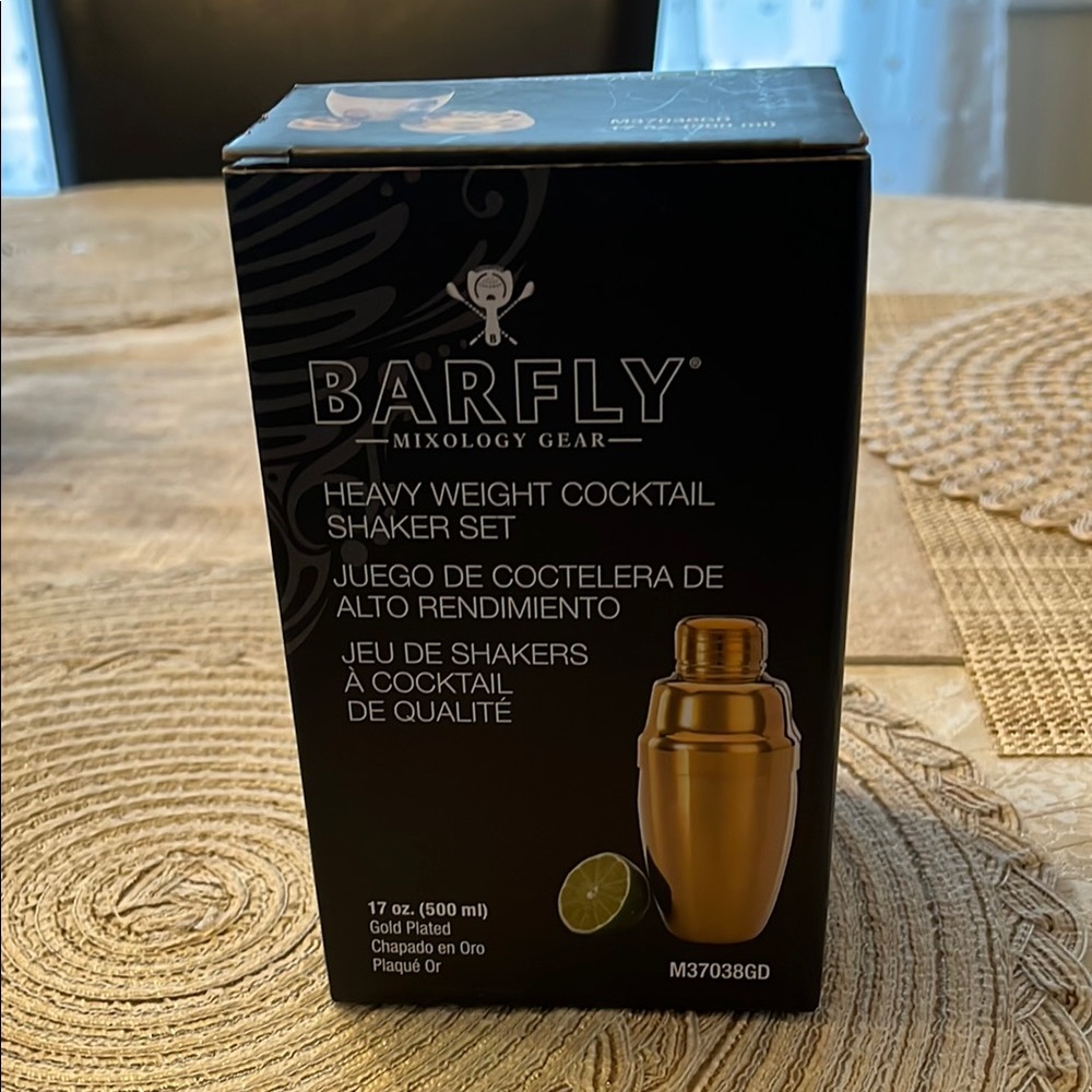 Barfly Gold Cocktail Shaker Set